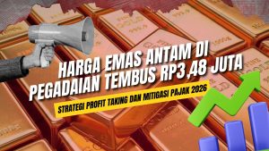 Harga Emas Antam di Pegadaian Tembus Rp3,48 Juta: Strategi Profit Taking dan Mitigasi Pajak 2026